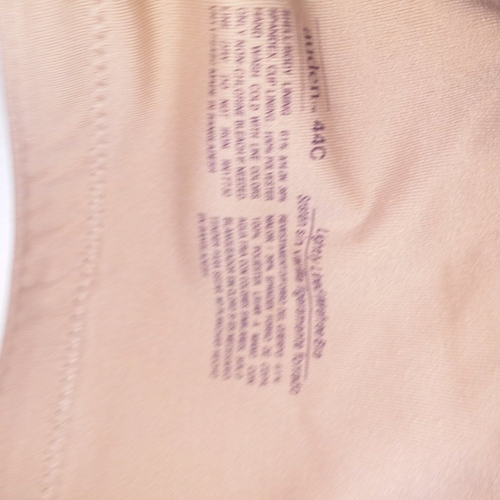 Auden Bra 44c Solid Beige Lightly Lined Wireless … - image 7